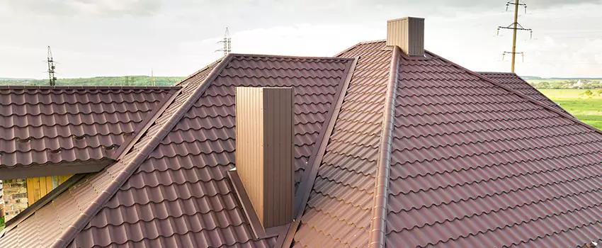 Residential Chimney Flashing Restoration in Dix Hills, NY