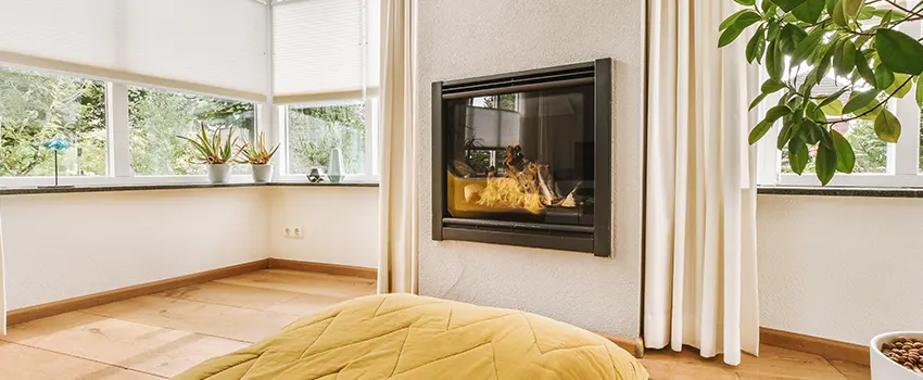 Residential Fireplace Ceramic Glass Installation in Dix Hills, NY