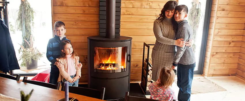 Morso Cast Iron Fireplace Insert Installation in Dix Hills, New York