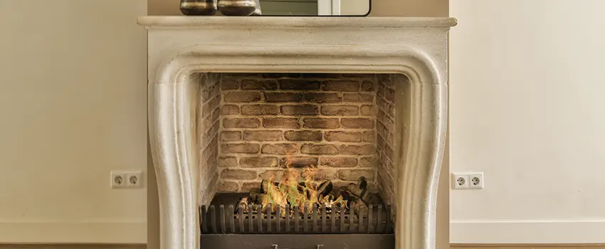 Vintage-style Fireplace Redesign in Dix Hills, New York