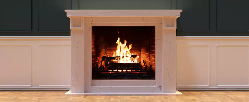 Open Flame Wood-Burning Fireplace Installation Services in Dix Hills, New York