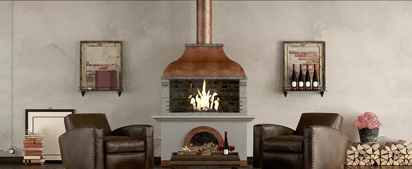 Thelin Hearth Products Providence Pellet Insert Fireplace Installation in Dix Hills, NY