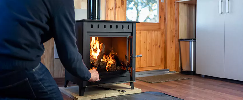 Open Hearth Wood Fireplace Installation in Dix Hills, NY