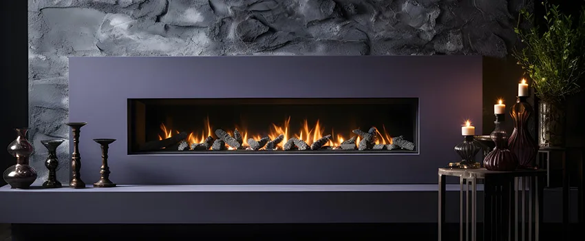 Ember Bed for Ventless Gas Fireplace in Dix Hills, NY